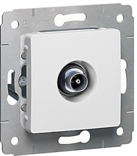 Розетка TV Оконечная без рамки Legrand Cariva 1-м. белый  картинка